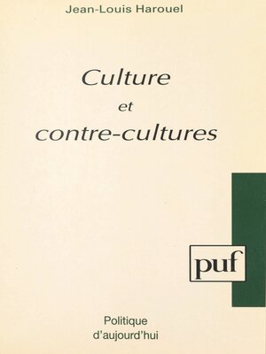 cover image of Culture et contre-cultures